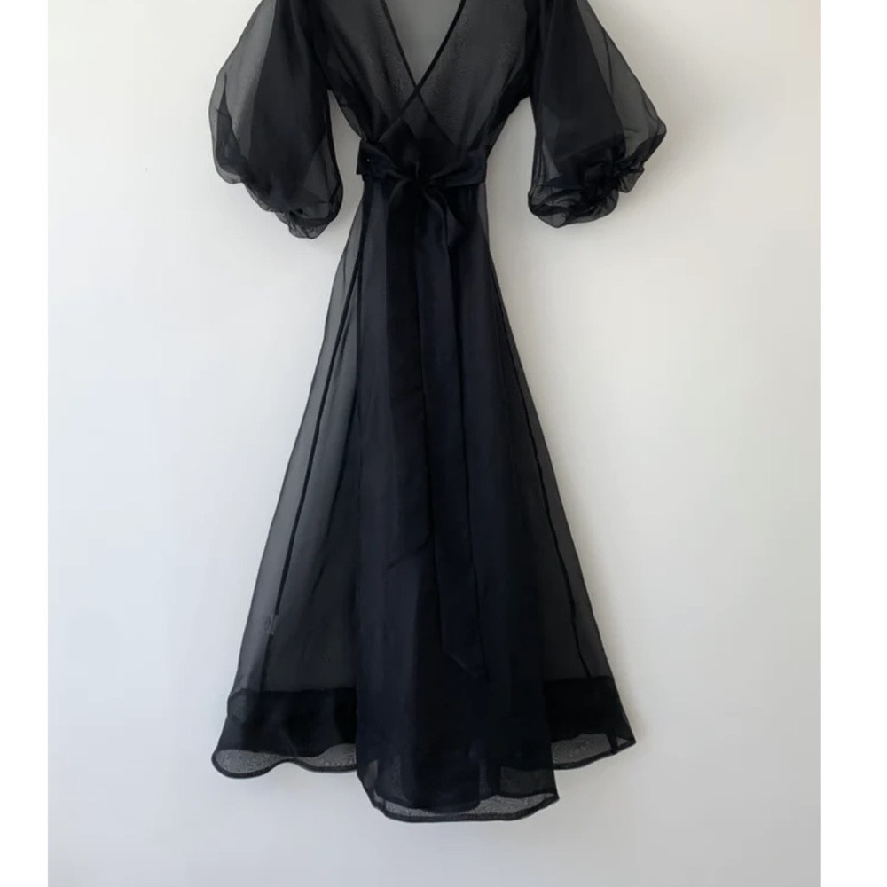 Silk organize dress